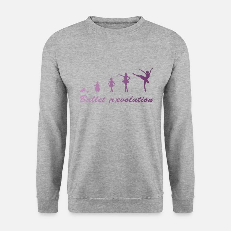 Ballet (r) evolution - Unisex Sweatshirt - salt & pepper