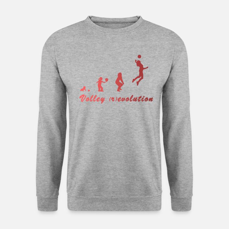 Volley (r) evolution - Unisex Sweatshirt - salt & pepper