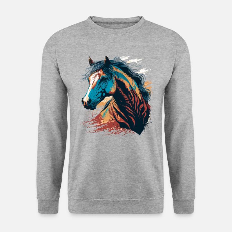 Mare Face - Unisex Sweatshirt - salt & pepper