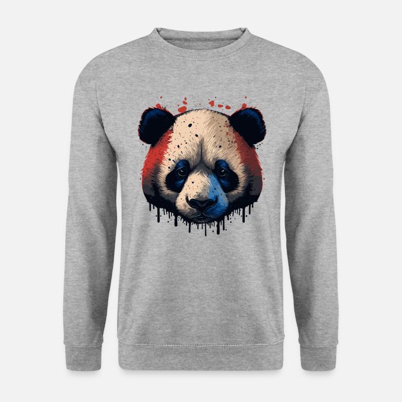 Panda Bear Lover Gift - Unisex Sweatshirt - salt & pepper