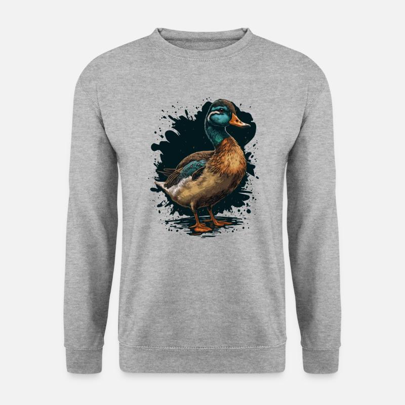 Duck Standing - Unisex Sweatshirt - salt & pepper