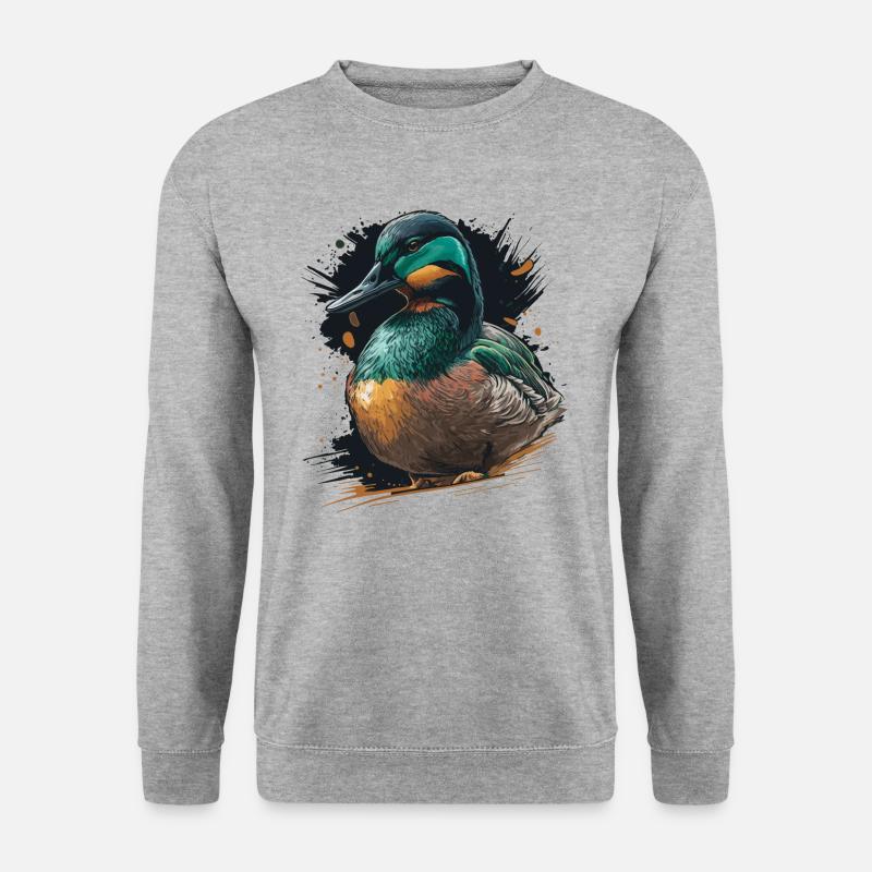 Duck Hunter Gift - Unisex Sweatshirt - salt & pepper
