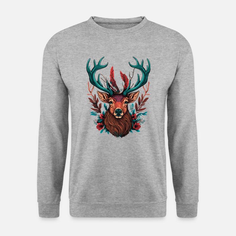 Deer - Unisex Sweatshirt - salt & pepper