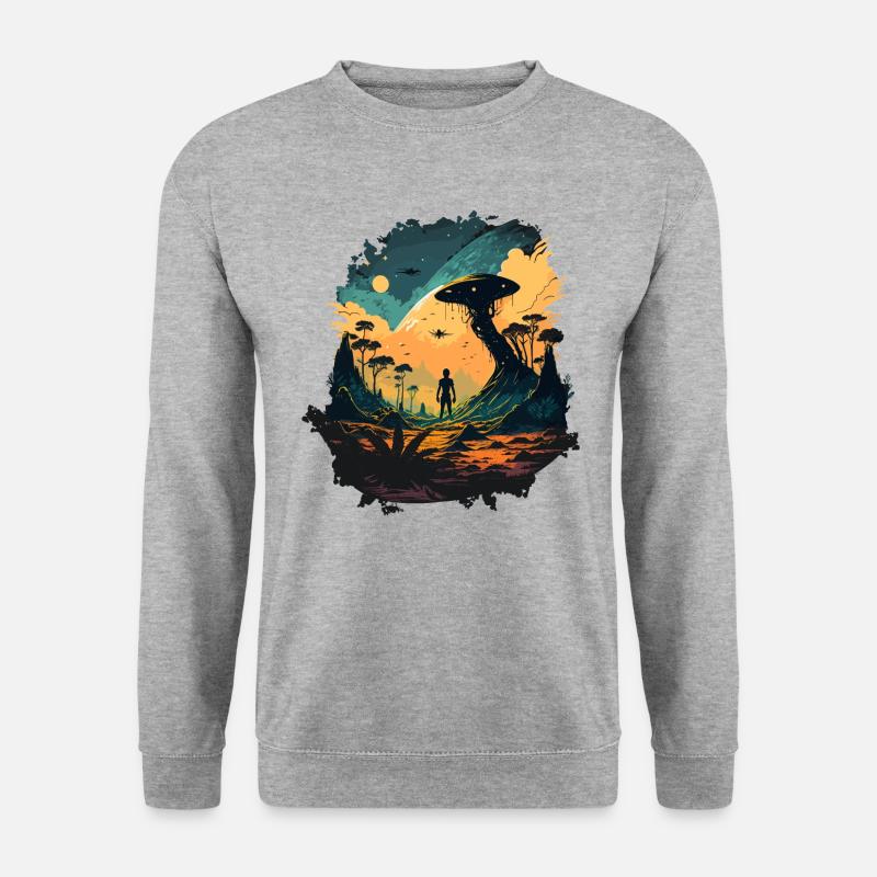 outer space - Unisex Sweatshirt - salt & pepper