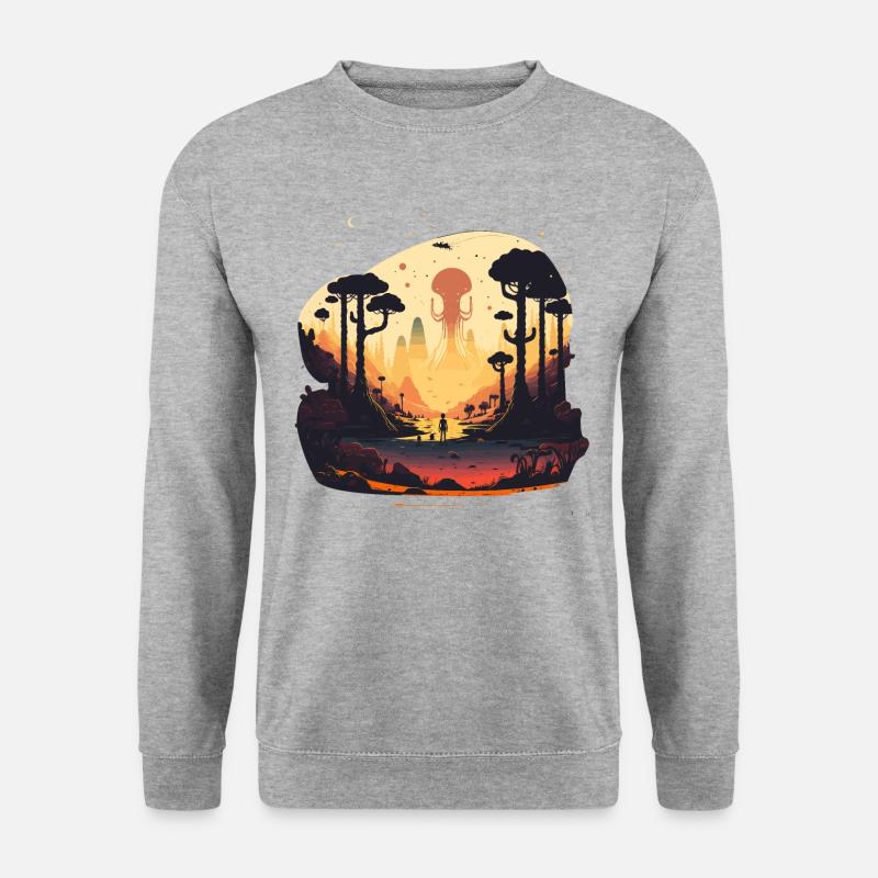 outer space - Unisex Sweatshirt - salt & pepper