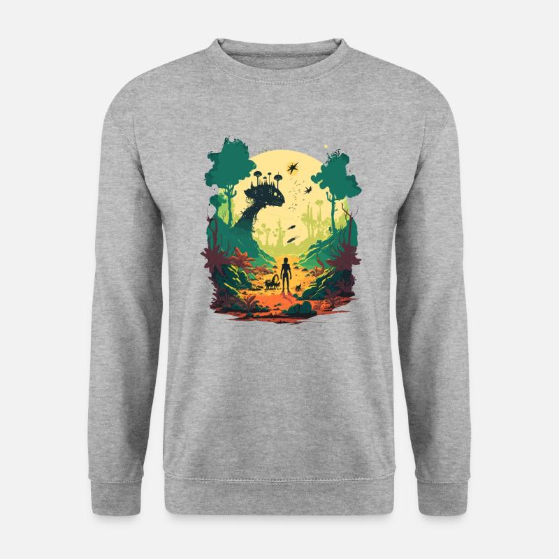 Greys - Unisex Pullover - Weißgrau meliert
