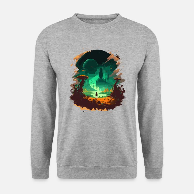 Space - Unisex Sweatshirt - salt & pepper