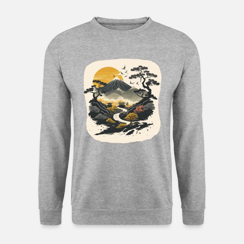 Alte Schule - Unisex Pullover - Weißgrau meliert