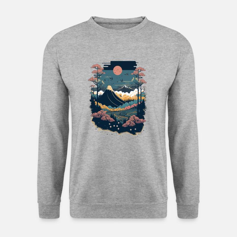 Landschaftsgestaltung - Unisex Pullover - Weißgrau meliert