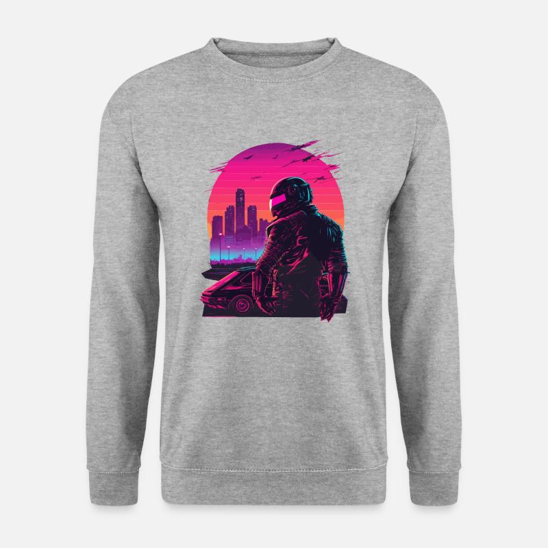 Retro Racing - Unisex Sweatshirt - salt & pepper