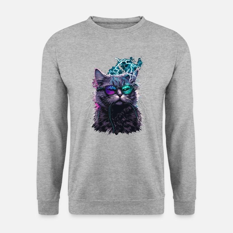 Thunder Cat - Unisex Sweatshirt - salt & pepper