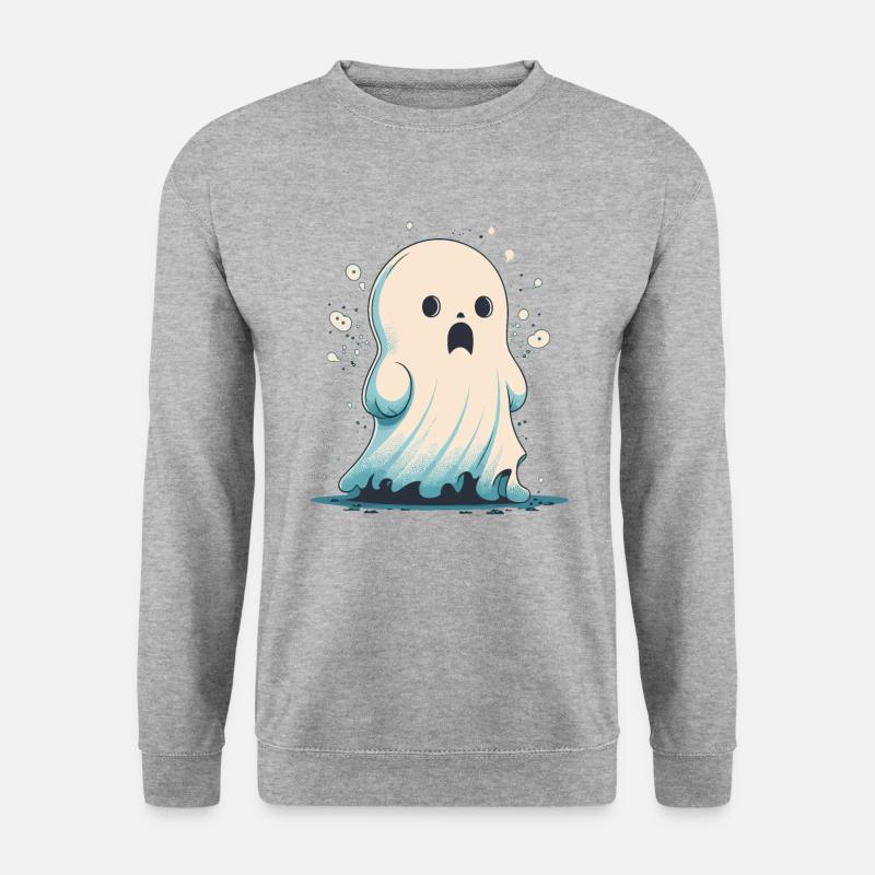 Disappointed Ghost - Unisex Sweatshirt - salt & pepper