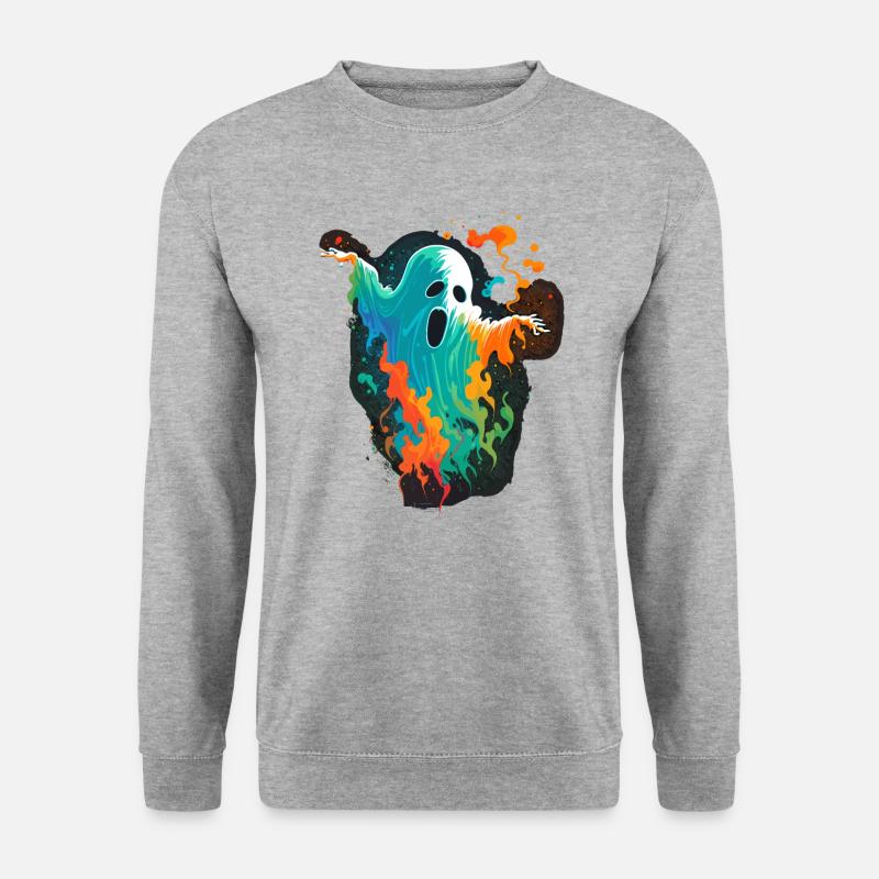 Dancing Ghost - Unisex Sweatshirt - salt & pepper