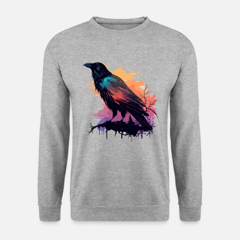 Crows View - Unisex Sweatshirt - salt & pepper