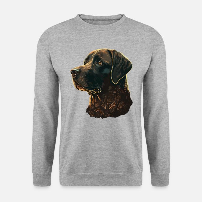 Calm Labrador Retriever - Unisex Sweatshirt - salt & pepper