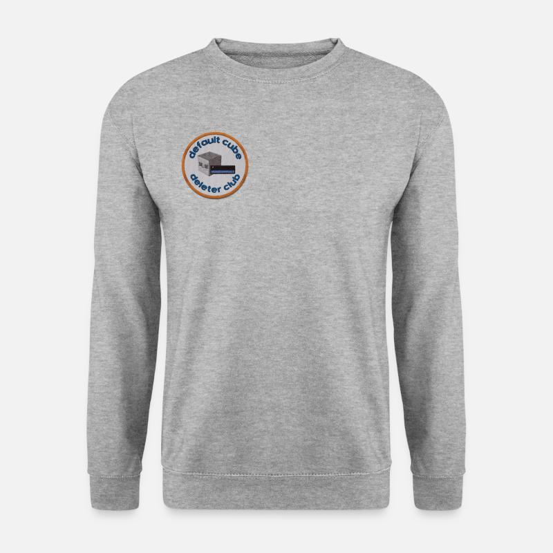 DefaultCube Deleter Club - Sweat-shirt Unisexe - gris chiné