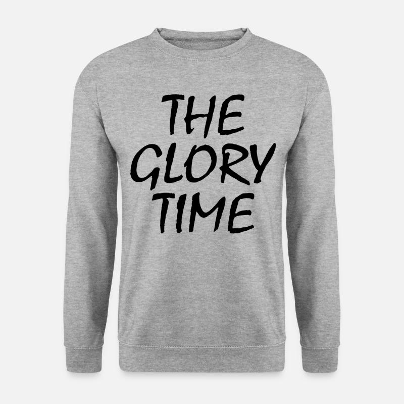 The glory time - Unisex Pullover - Weißgrau meliert