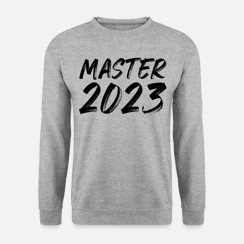 Master 2023 - Unisex Pullover - Weißgrau meliert