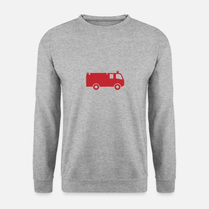 FIRE TRUCK - RESCUE ENGINE - FIREFIGHTER - Unisex Sweatshirt - salt & pepper