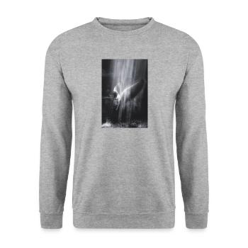 Falling Angel - Unisex Sweatshirt - salt & pepper - Front - Alina (178cm) & Michal (187cm)