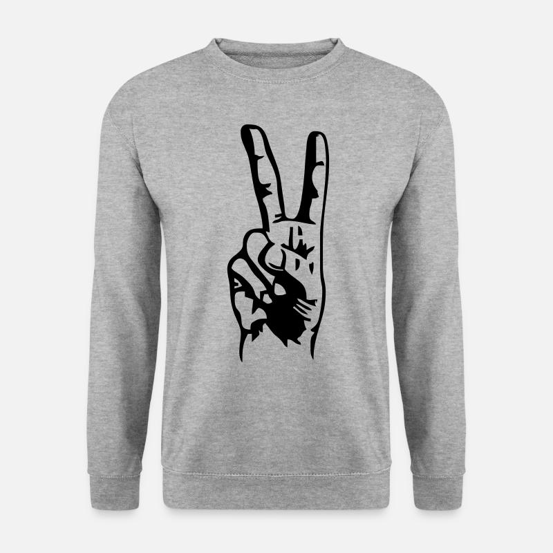 Peace - Unisex Sweatshirt - salt & pepper