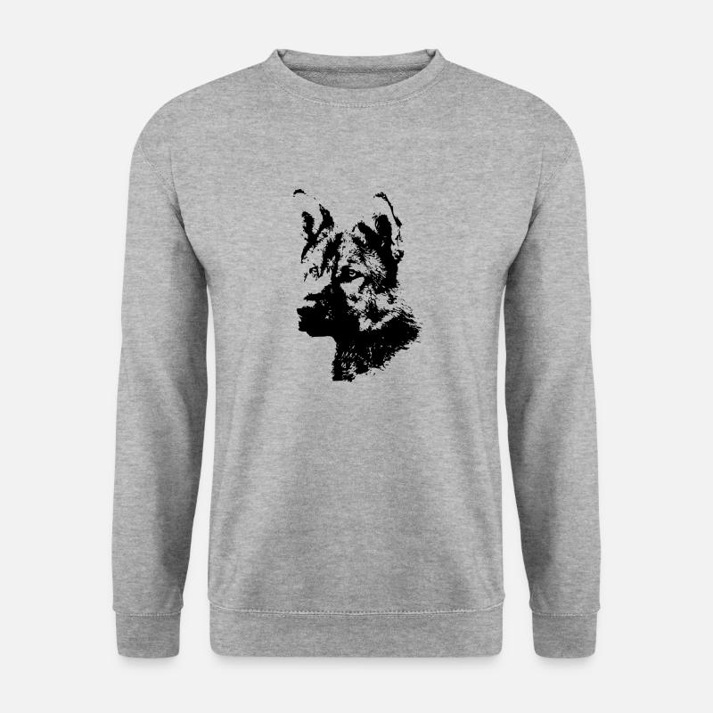 schaefer dog - Unisex Sweatshirt - salt & pepper