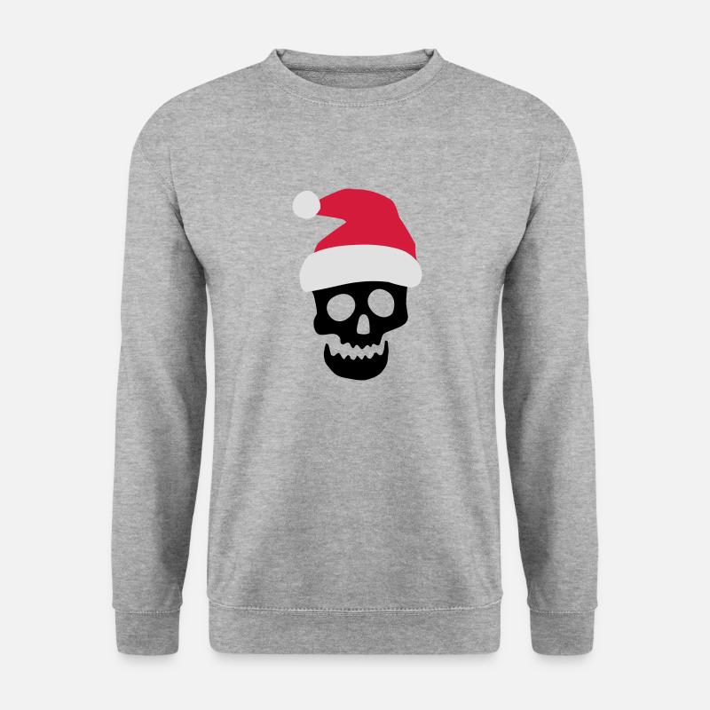 Weihnachten - Unisex Pullover - Weißgrau meliert