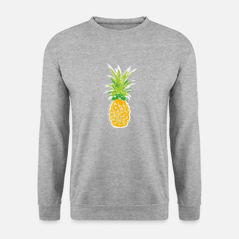 Pineapple scribble - Unisex Sweatshirt - salt & pepper