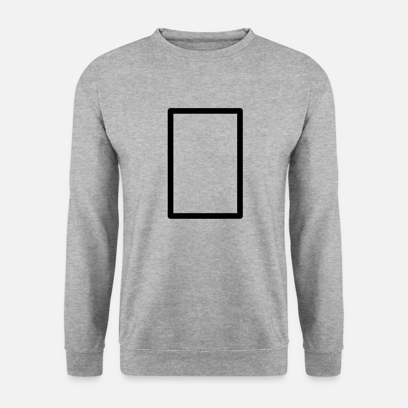 Mahjong White Dragon - Unisex Pullover - Weißgrau meliert