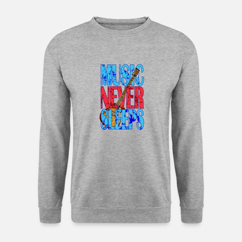 Musik Design - Unisex Pullover - Weißgrau meliert