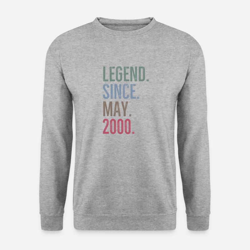 Legend Since May 2000 - Unisex Sweatshirt - salt & pepper