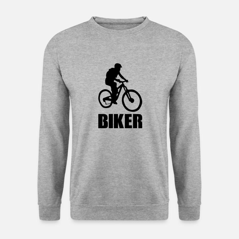biker - Unisex Sweatshirt - salt & pepper