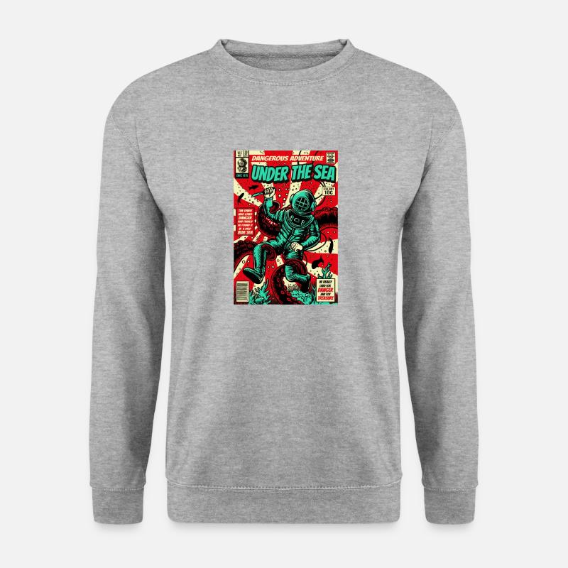 Wassersport - Unisex Pullover - Weißgrau meliert