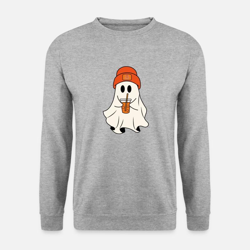 Geist - Unisex Pullover - Weißgrau meliert