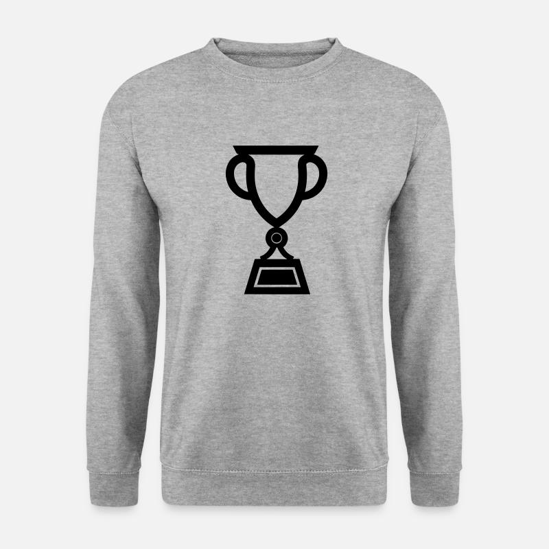 Trophäe - Unisex Pullover - Weißgrau meliert