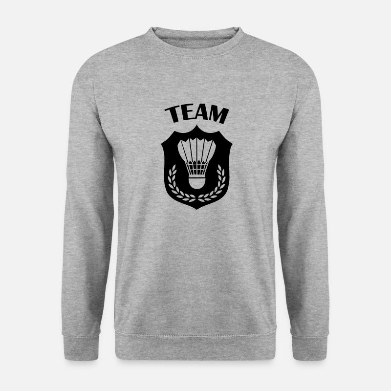 badminton - Unisex Sweatshirt - salt & pepper