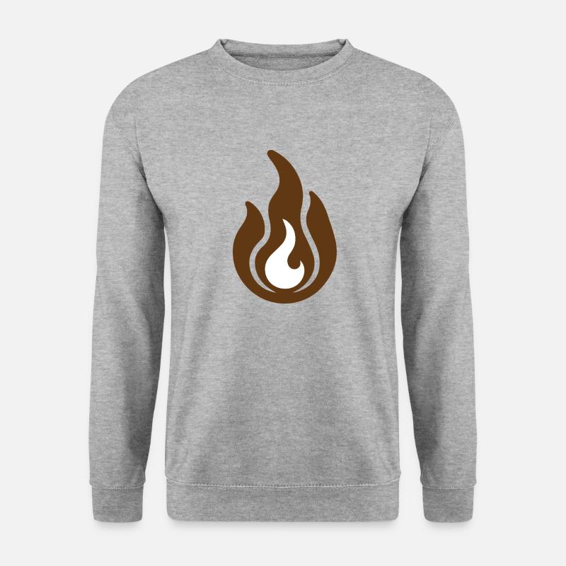 Fire & Flame - Unisex Sweatshirt - salt & pepper