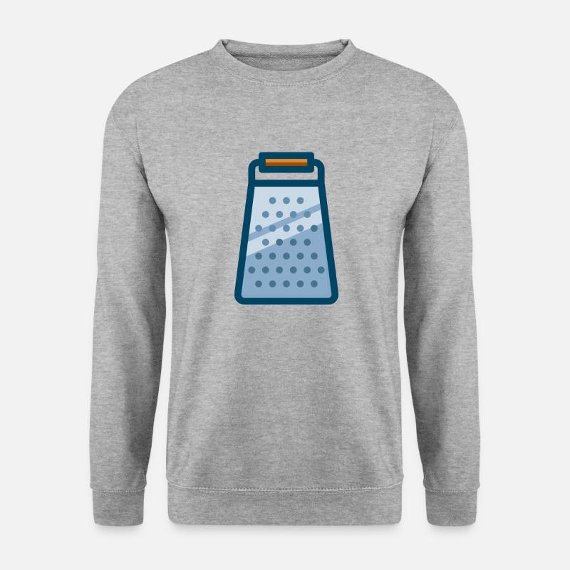 cheese grater kaese grate veggie - Unisex Sweatshirt - salt & pepper