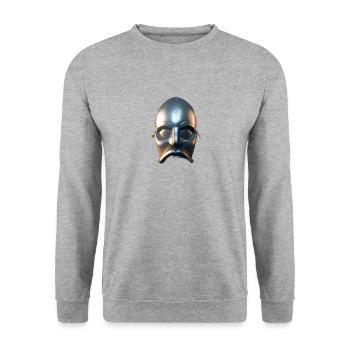 Vikings bade gardien faces - Sweat-shirt Unisexe - gris chiné - Devant - Alina (178cm) & Michal (187cm)