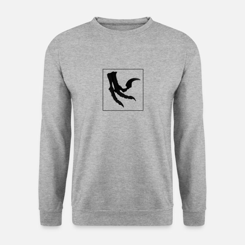 Utharaptor Claw - Unisex Pullover - Weißgrau meliert