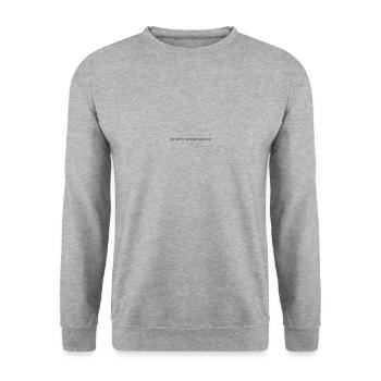 1000015796 - Unisex Sweatshirt - salt & pepper - Front - Alina (178cm) & Michal (187cm)