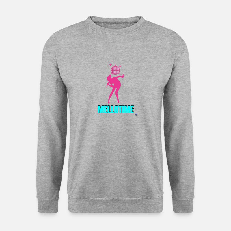 Mellotime - Unisex Pullover - Weißgrau meliert
