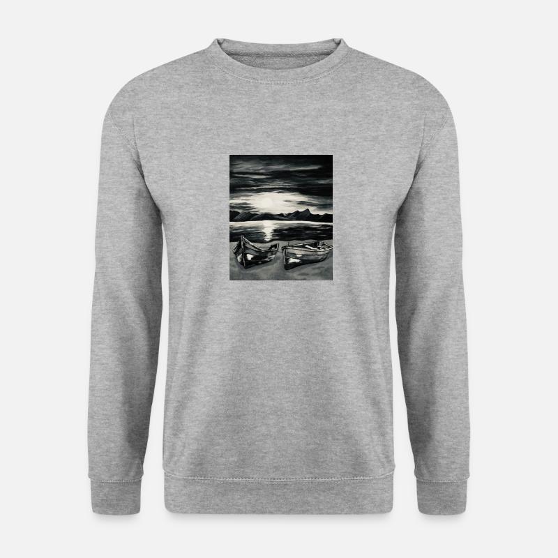 Grey Vibes - Unisex Pullover - Weißgrau meliert