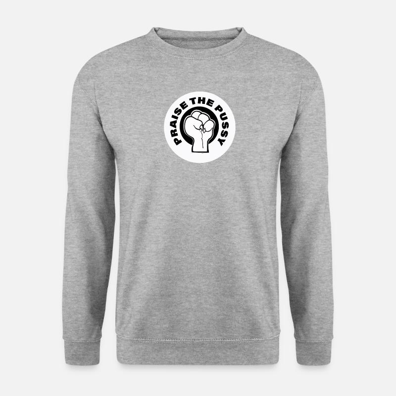 Louez le Blanc - Sweat-shirt Unisexe - gris chiné
