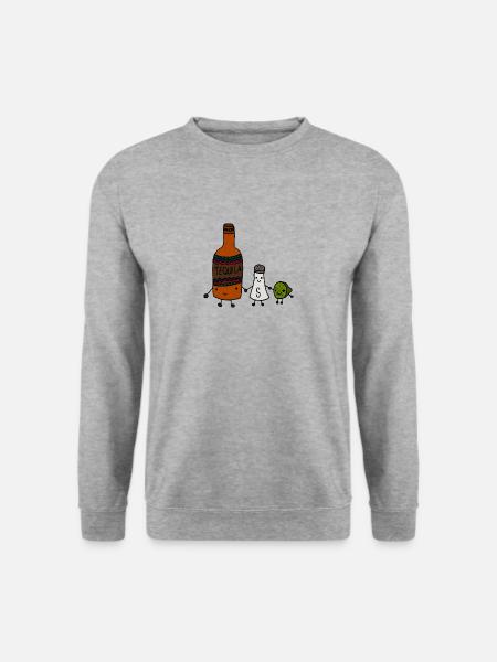 Tequila salt lime - Unisex Sweatshirt - salt & pepper