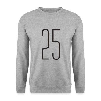 25 - Sweat-shirt Unisexe - gris chiné - Devant - Alina (178cm) & Michal (187cm)