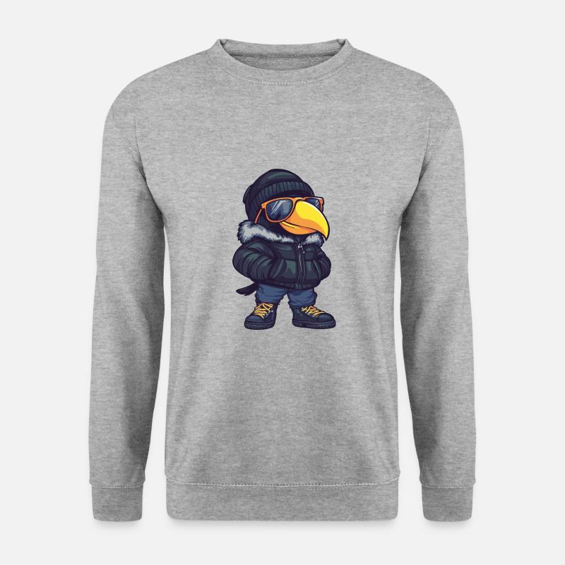 Toucan Bird Cool Comic - Unisex Sweatshirt - salt & pepper