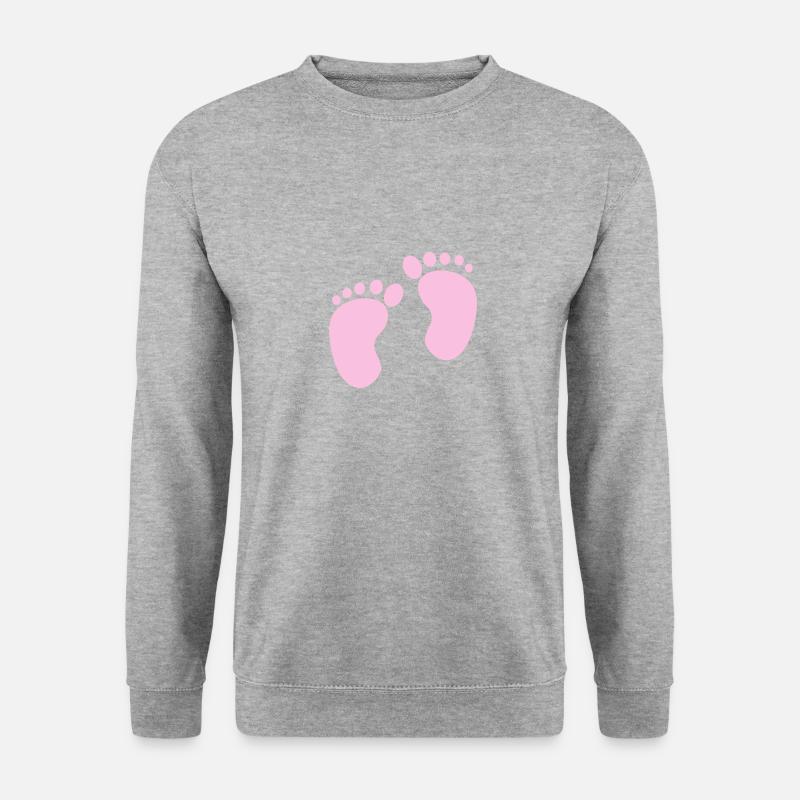 Footprints - Unisex Sweatshirt - salt & pepper