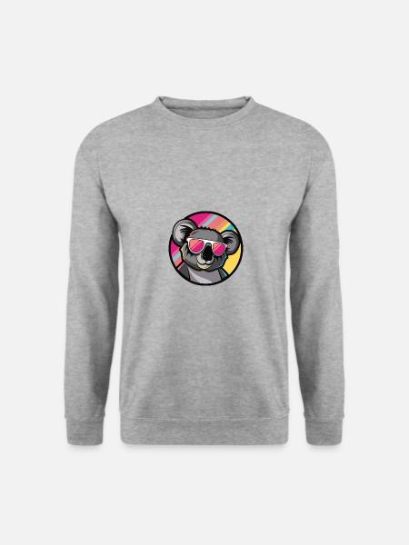 Koala Comic Cool Summer - Unisex Sweatshirt - salt & pepper