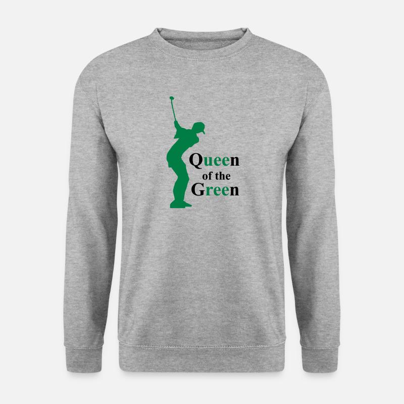 Golf - Unisex Pullover - Weißgrau meliert